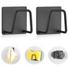 Luckyiren Adhesive Sponge Holder for Kitchen Sink, SUS304 Stainless Steel