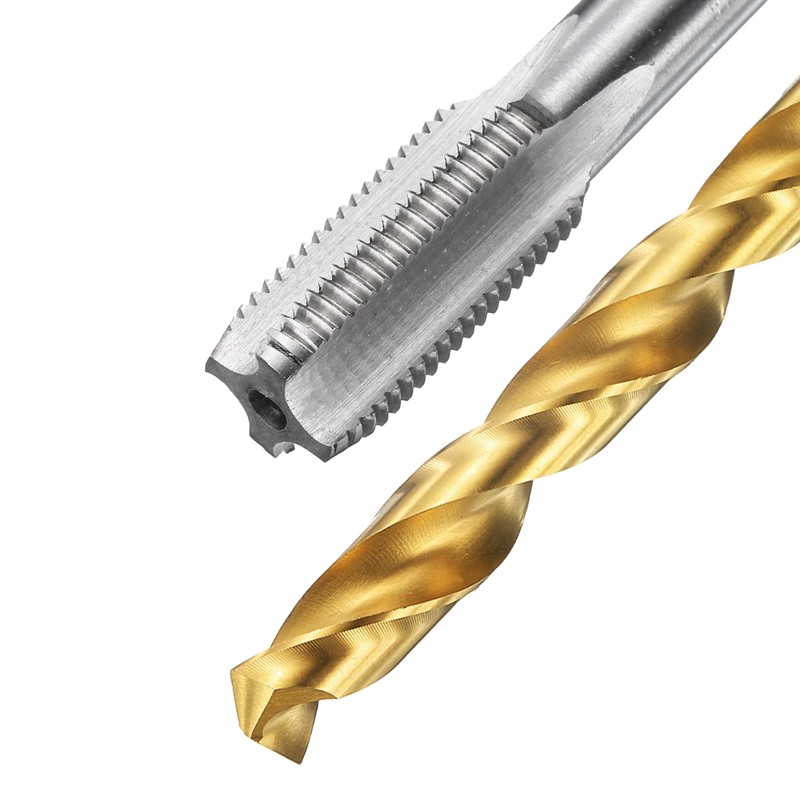sourcing map Tap and Drill Bit Set, 1pcs M12 x