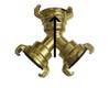 Brass GEKA Type Hose Quick Connect Adapter Claw Fitting Pipe