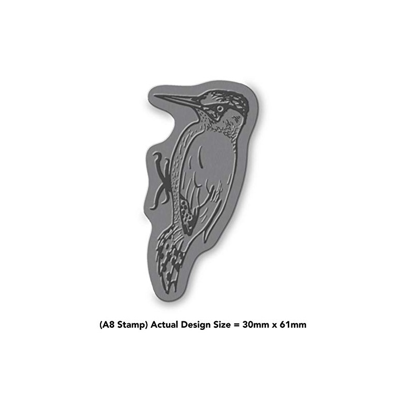 Azeeda A8 'Woodpecker' Unmounted Rubber Stamp (RS00021622)