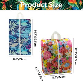 Travel Shoe Bags Waterproof Portable Shoe Storage Pouch with Handle for Men & Women