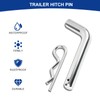 HAOIOKSC Premium Hitch Pin & Clip with Grooved Head, Extremely