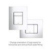 GROHE 38732SH0 | Skate Cosmopolitan WC Wall Plate,Alpine White