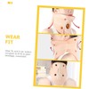 OHPHCALL Adjustable Neck Brace Breathable Neck Bracer Sticky Strap Design