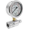 Pressure Washer Gauge 6000PSI Stainless Steel Double Scale Washer Gauge