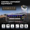 Somaer Wireless 6 Gang Switch Panel,Multifunction Remote Control Offroad Light