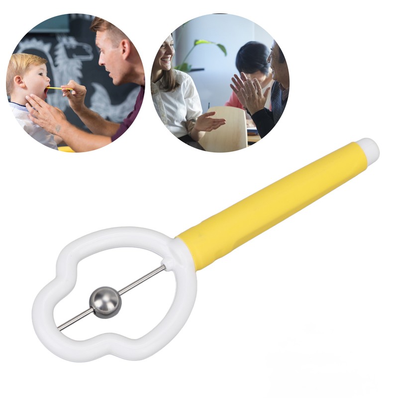 Tongue Tip Exerciser Professional PP Stainless Steel Oral Muscle Strength