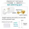 QWALIT Gold Ear Piercing Kit Ear Piercing Gun Kit Earring