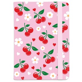 beinkmake Cherry Passport Holder Passport Cover Cute Flowers Pink Travel Wallet Passport Case with Credit Card Slots for Women Men Travelling Essentials for Flying