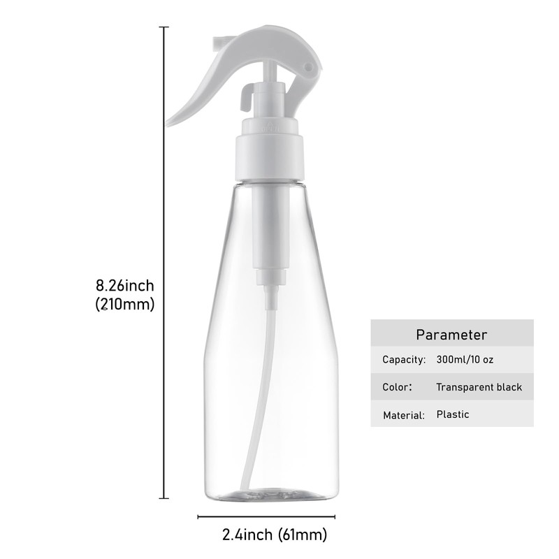 Lusiyi 10 oz Continuous Spray Bottle for Hair, Ultra-Fine Water
