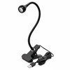 Flexible USB LED Clip-On Reading Light with 360° Gooseneck and