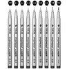 Cdycam Fineliner Pens, Set of 9 Black Fineliner Ink Pen