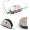 Glass Clamp 8-12mm Stainless Steel Glass Shelf Clips Wall Mounted