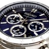 Seiko SBTR011 Men's 1/5 Second Chronograph Quartz Wristwatch, Navy, Navy