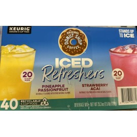Donut Shop Keurig Donut Shop Iced Refreshers 40 Kcups Pods (Similar To Starbucks Refresher)