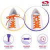 Sulpo Flat No Tie Shoelaces, Elastic Shoelaces with Metal Aglets,