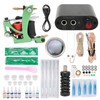 Complete Tattoo Kit Professional Coil Tattoo Machine Power Supply Pen