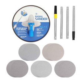 Colcolo Handheld Adjustable Pole Drywall Sander 9inch Round Multifunctional Sturdy Ergonomic Design 360 Degree Rotating Sanding Tool