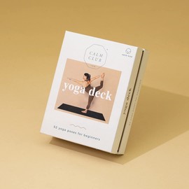 Calm Club Yoga Cards | Yoga Card Deck with 52 Poses | Stress Relief Mindfulness Cards & Meditation Accessories | Self Care Gifts for Women | Yoga Accessories | Yoga Gifts & Mindfulness Gifts