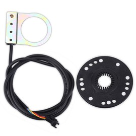 Electric Bike PAS System, 8 Magnets E Bike Speed Sensor Assistant Sensor, Dual Magnetic Loop for Dynamic Torque Conversion