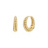 Gold&Deer 14K Goldfield Waterdrop Croissant One-Touch Earrings Yellow Gold /
