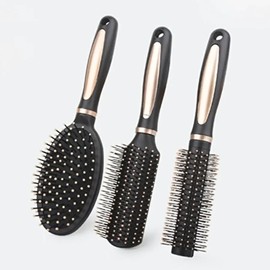 Hair Brush Root Volume Roll Comb Paddle Tangled Hair Brush-WFI30JB 03.Flat Comb - free / 헤어 브러쉬 뿌리볼륨 롤빗 패들 엉킨머리 브러쉬-WFI30JB 03.납작빗 - free