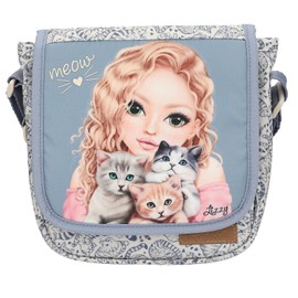 TopModel Cat Love - Bolso bandolera pequeño para niña, azul