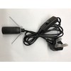 SPHIRES Salt Lamp Replacement Electric Cable 2 Metal Clip On/Off