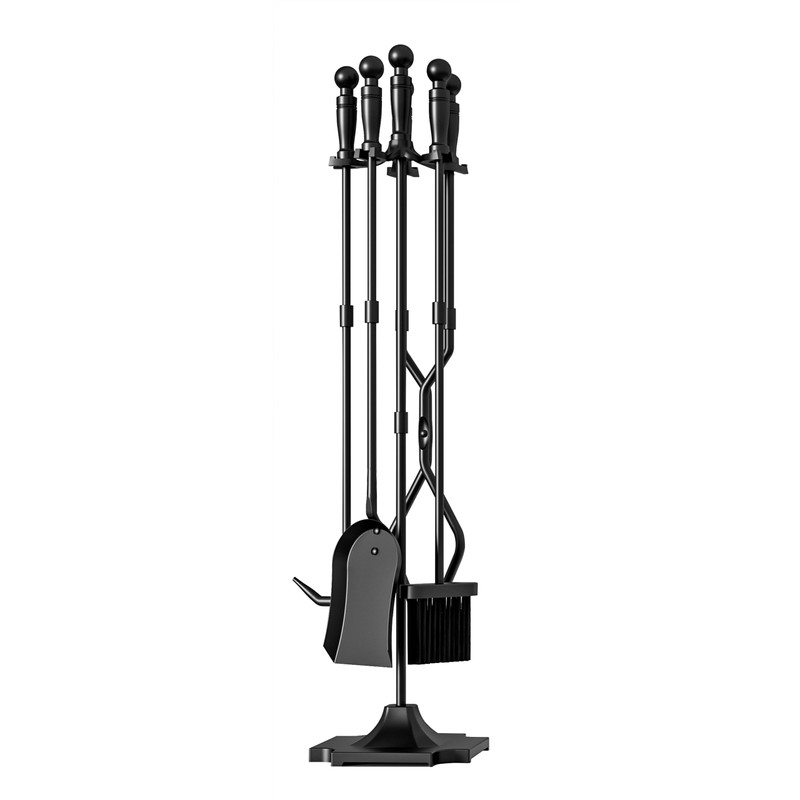 Fire Beauty Fireplace Tools, 5 Pieces Fireside Accessories Fire Kit