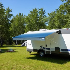 Rv Awning Fabric 20 2 Length Waterproof Uv Protection Outdoor Canopy Replacement Manual RetractableDefault: Default