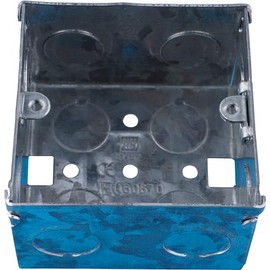 Eagle One Gang Zinc Metal Back Box 47mm