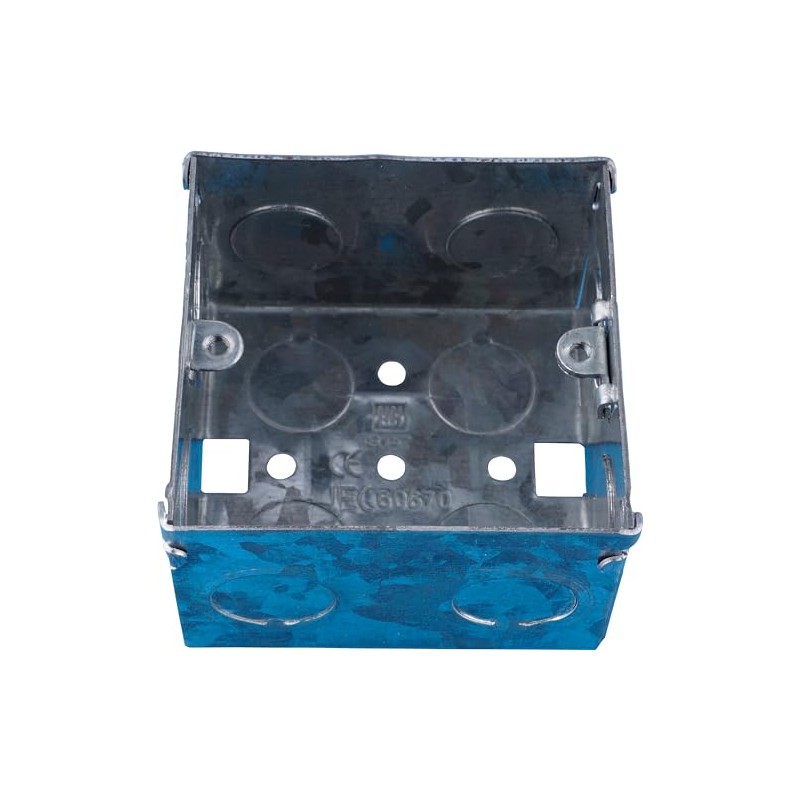 Eagle One Gang Zinc Metal Back Box 47mm