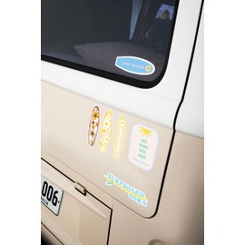 Surfboard Soks-Sticker-Bumper Sticker-Waterproof Sticker-Vinyl Sticker-Decal Sticker-Beach-Ocean-Surfing-Surf-Laptop-Water Bottle-Widows-Cars-Surfboard Sticker-70's Retro Sticker-Daisy-Stay Salty