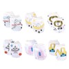 BEISIJIA 6 Pairs Baby Cotton Mittens Anti-Scratch Newborn Toddler No