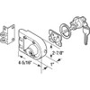 Prime-Line U 9972 Jimmy-Resistant Deadlock, Diecast, Brass Color, Angle Strike,