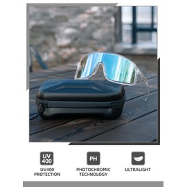 ROCKBROS Photochromic Sunglasses for Men Women Photochromic Cycling Glasses UV Protection Sports Sunglasses