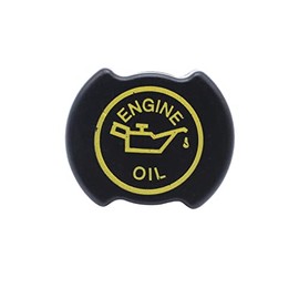 1 PC SHLPDFM Black Engine Oil Filler Cap 3AZ6766B, EC-743 Compatible with Ford 6.0L 6.4L 7.3L