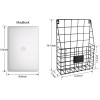 WantuSee Metal Wire Wall Mounted Magazine Holder, Wall Hanging Organizer