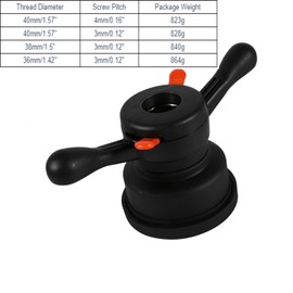 Wheel Balancer, Quick Release Tire Change Tool, Pressure Cup Hub Shaft Nut, 40mm/38mm/36mm Thread Diameter 3mm Pitch, for Car, Truck, SUV Maintenance