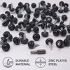 SKIR'CO Pack of 200 Metal Roofing Screws 4.8 x 20