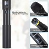 SIKUING 4 Channel UHF Wireless Microphone System with Lavalier Headset