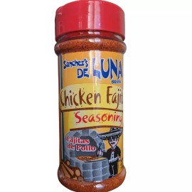 Sanchez De Luna Fajita Sazon Rojo (Red Fajita Seasoning) Deluna Spices - 6oz - Red Marinade