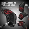 Golf Iron Headcovers 10 Pack Set Synthetic Leather with Magnetic