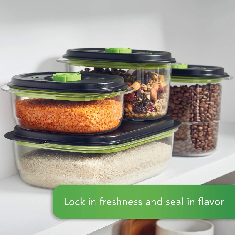 FoodSaver 2116382 Preserve & Marinate Vacuum -Containers,1- 3 cup and
