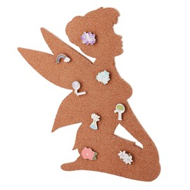 UNICRAFTALE 21x28.5x0.95cm Angel Fairy Cork Pin Boards Bulletin Display Board Corks Badge Display Camel Wall Mounted Cork Board for Brooch Pin Storage Office Home School Wedding Decoration