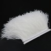 YEQIN Pack of 2 Yards Natural & Soft Ostrich Feathers
