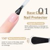 UNA GELLA Gel Base Top Coat Set, 2PCS Gel Top