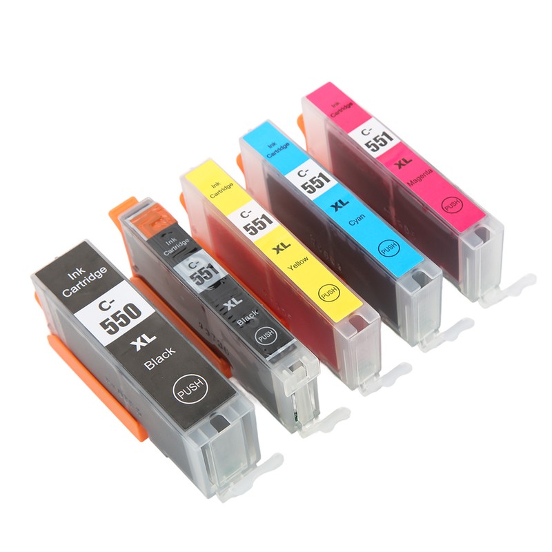 Printer Ink Cartridge Set No Fading Accurate Ink Cartridge Replacement