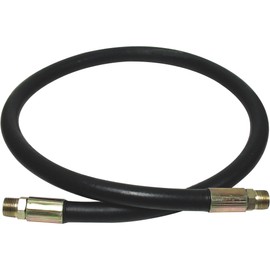 Apache 0.4 in. Dia. x 18 in. L 4000 psi Rubber 2-Wire Hydraulic Hose