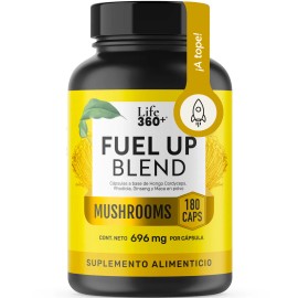 Rhodiola Maca Life360 Fuel Up Blend 180 Cpsulas Cordyceps                                                                                             
